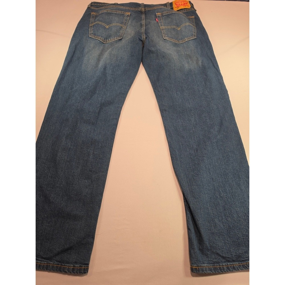 Levis 559 Relaxed Straight Jeans Mens 40x32 Medium Wash‎ Blue Denim 5098 - Picture 4 of 6